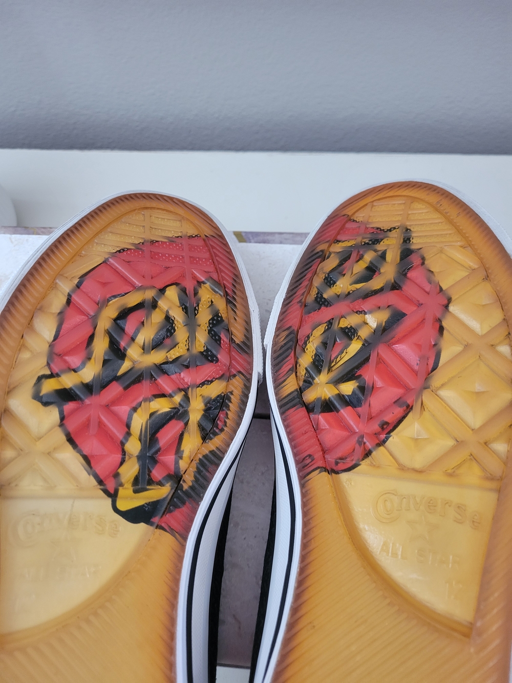 Special Edition "Santa Cruz" Converse Graphic Sole Sneakers